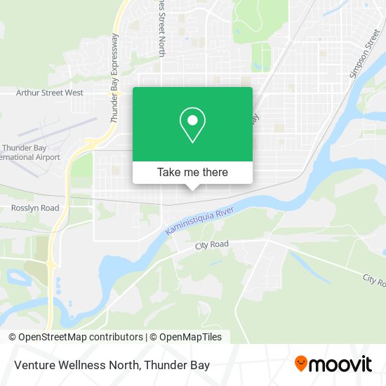 Venture Wellness North map