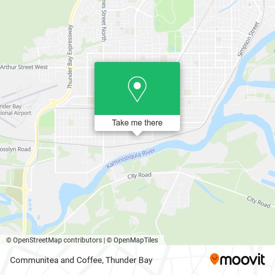 Communitea and Coffee map