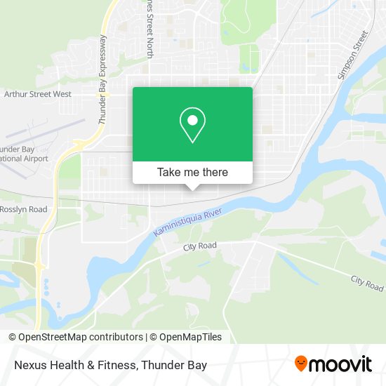 Nexus Health & Fitness map