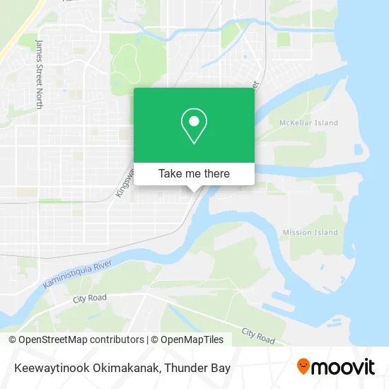 Keewaytinook Okimakanak map