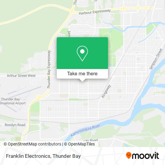 Franklin Electronics map
