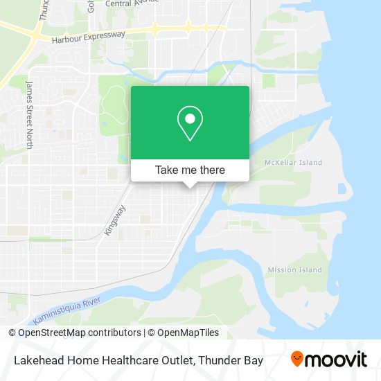 Lakehead Home Healthcare Outlet map