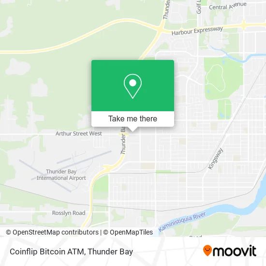 Coinflip Bitcoin ATM map