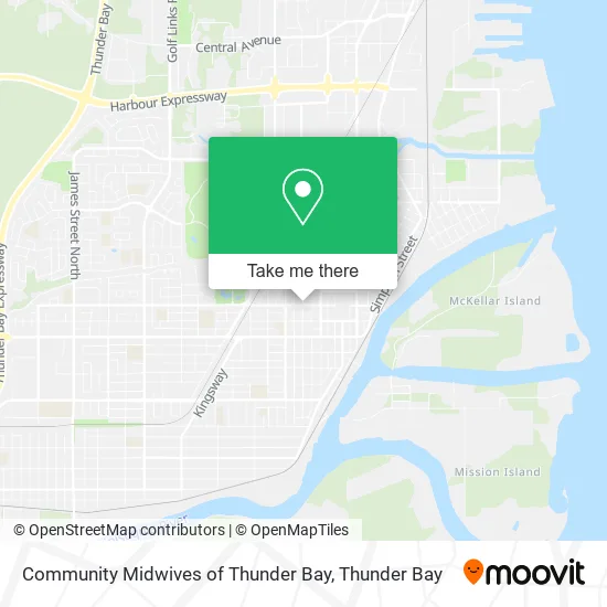 Community Midwives of Thunder Bay map