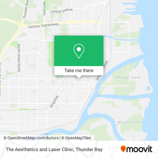 The Aesthetics and Laser Clinic map