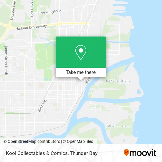 Kool Collectables & Comics map