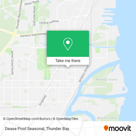 Dease Pool Seasonal map