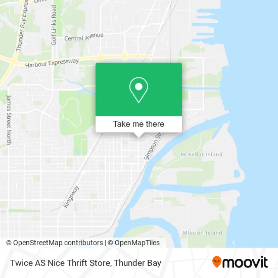 Twice AS Nice Thrift Store map