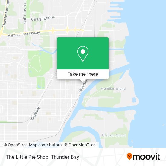 The Little Pie Shop map