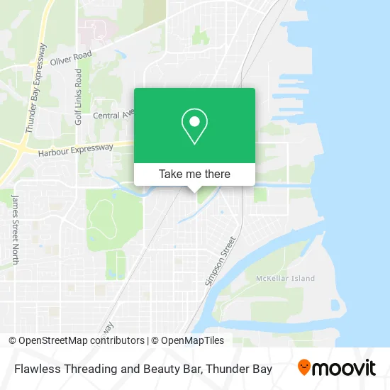 Flawless Threading and Beauty Bar map
