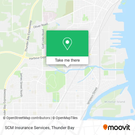 SCM Insurance Services map