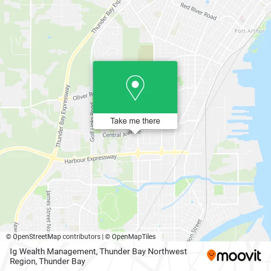 Ig Wealth Management, Thunder Bay Northwest Region map