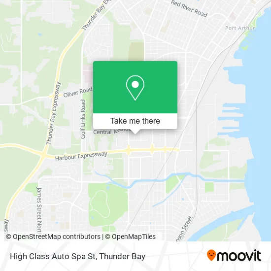 High Class Auto Spa St map