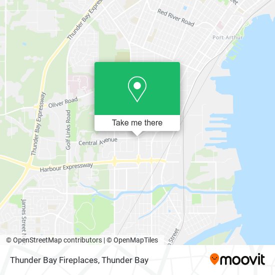 Thunder Bay Fireplaces map