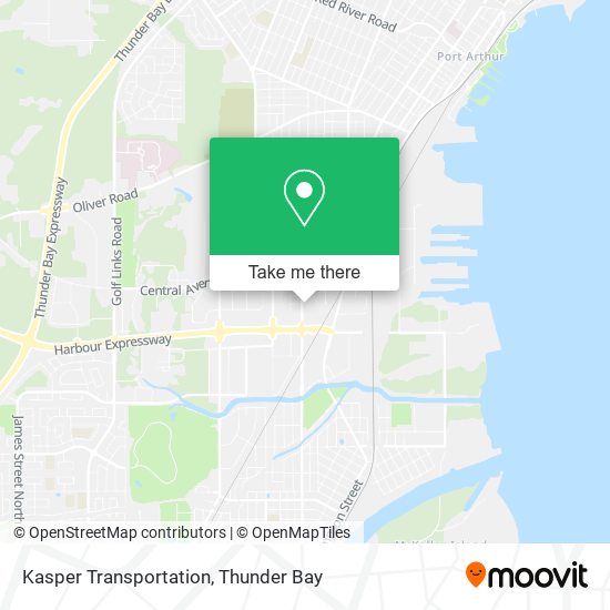 Kasper Transportation map