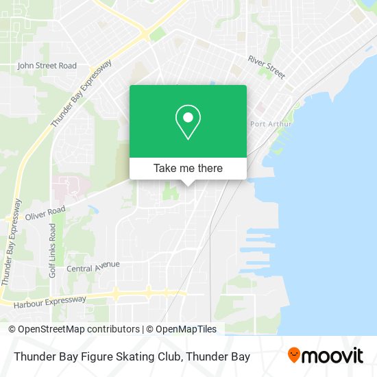 Thunder Bay Figure Skating Club map