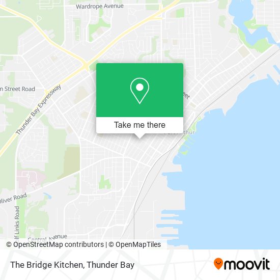 The Bridge Kitchen map