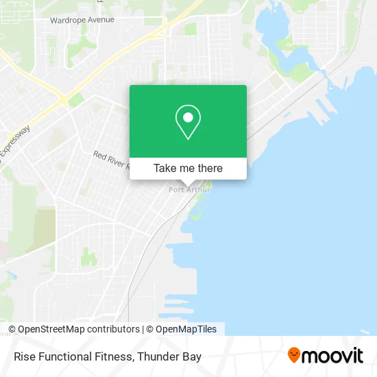 Rise Functional Fitness map