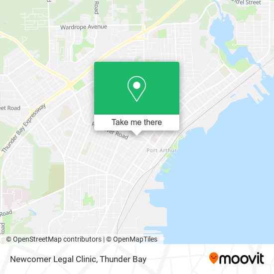 Newcomer Legal Clinic map