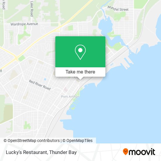 Lucky's Restaurant map