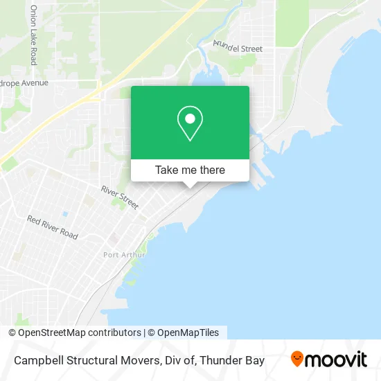 Campbell Structural Movers, Div of map