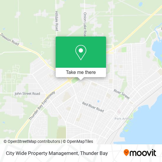 City Wide Property Management map