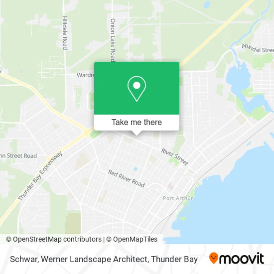 Schwar, Werner Landscape Architect map