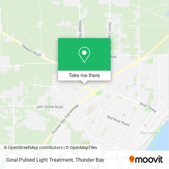 Ginal Pulsed Light Treatment map