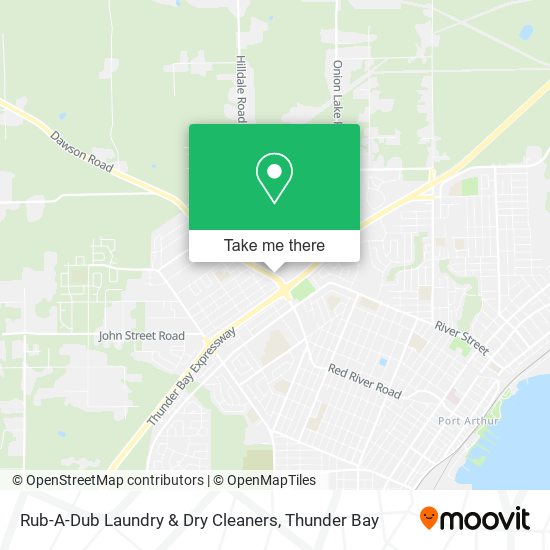 Rub-A-Dub Laundry & Dry Cleaners plan