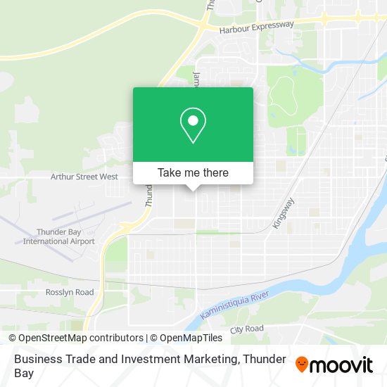 Business Trade and Investment Marketing map