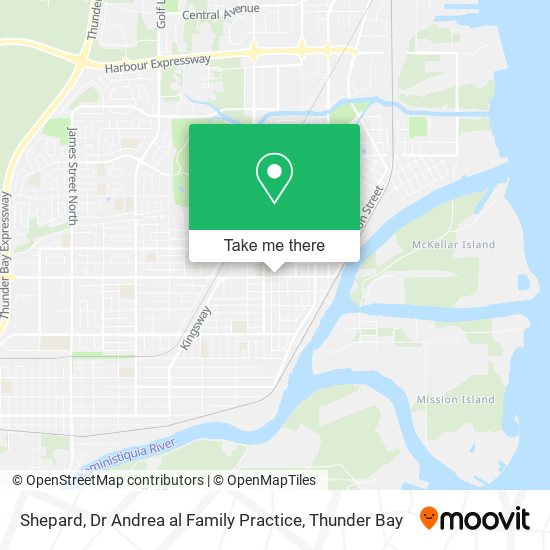 Shepard, Dr Andrea al Family Practice map