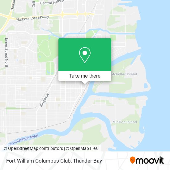 Fort William Columbus Club map