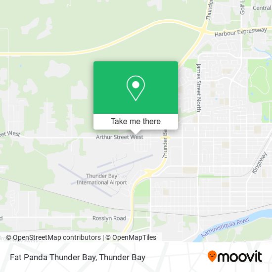 Fat Panda Thunder Bay map