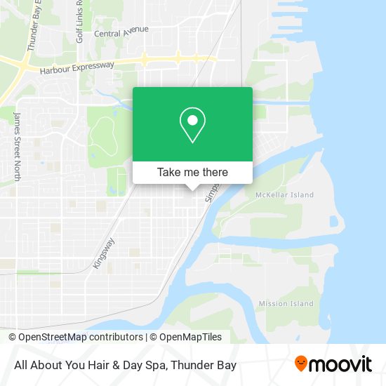 All About You Hair & Day Spa plan