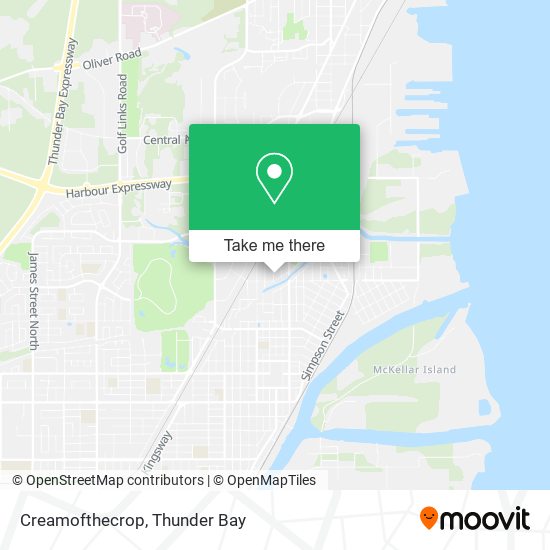 Creamofthecrop map