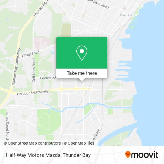 Half-Way Motors Mazda map