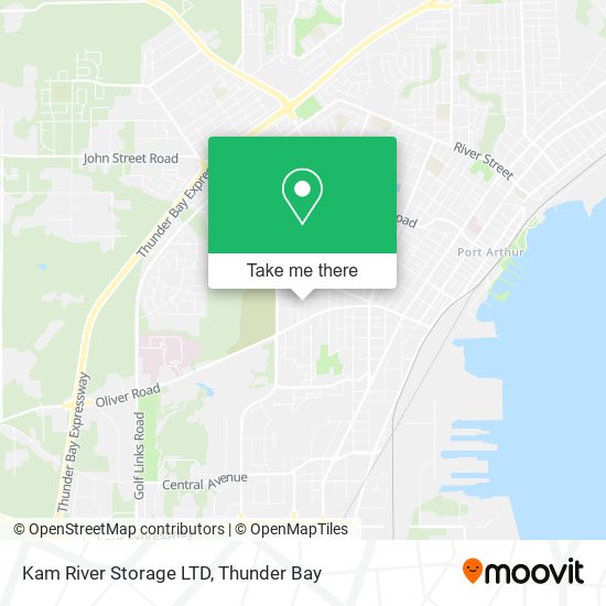 Kam River Storage LTD map
