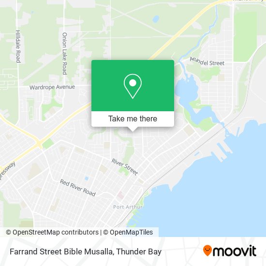 Farrand Street Bible Musalla plan