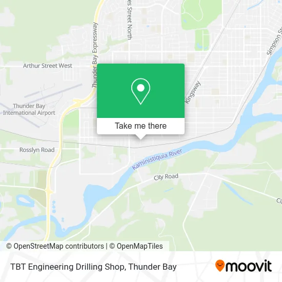 TBT Engineering Drilling Shop map