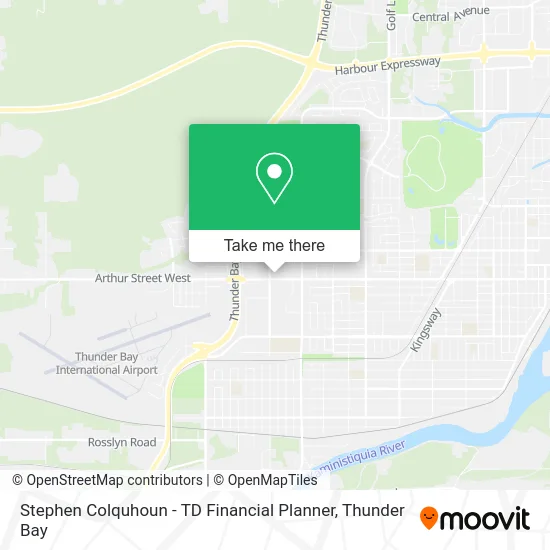 Stephen Colquhoun - TD Financial Planner map