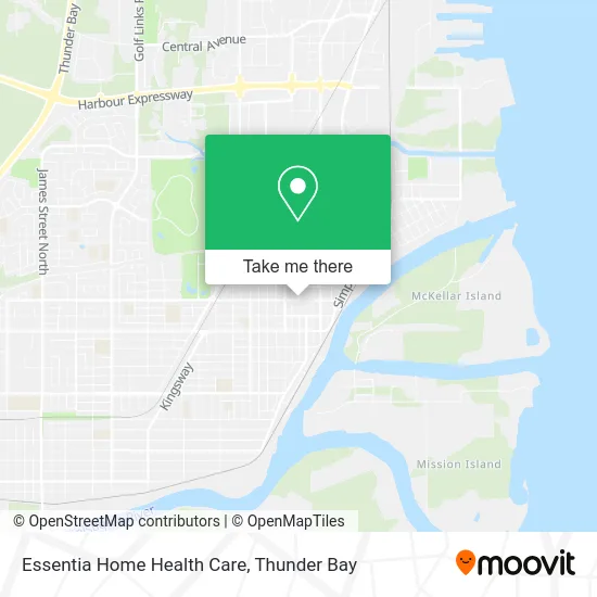Essentia Home Health Care map
