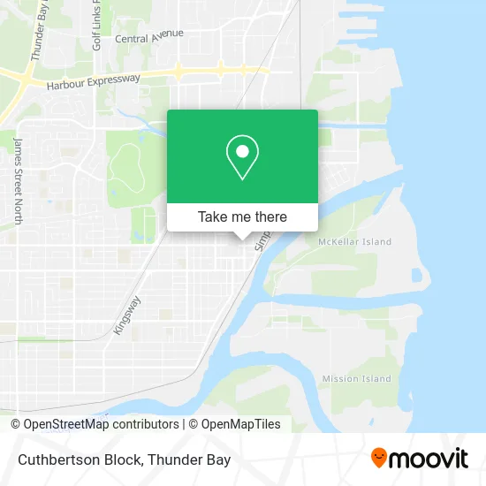 Cuthbertson Block map