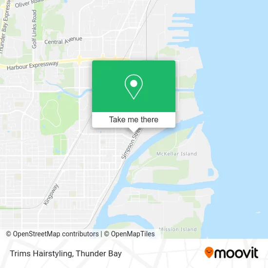 Trims Hairstyling map