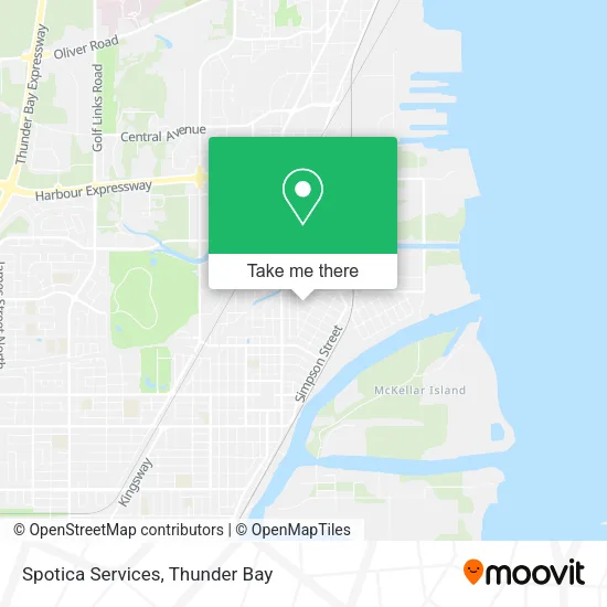 Spotica Services map