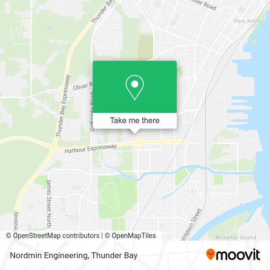 Nordmin Engineering map