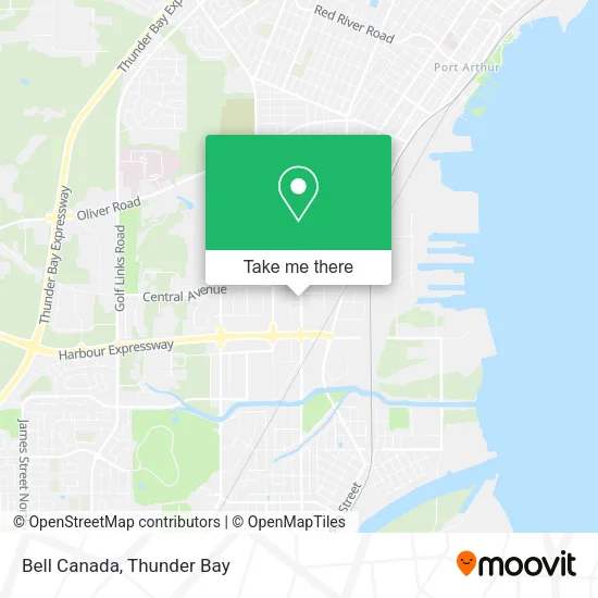 Bell Canada map