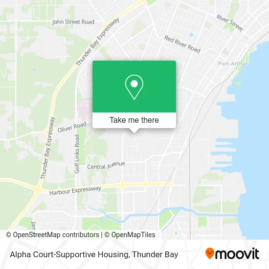 Alpha Court-Supportive Housing map