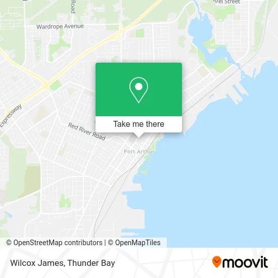 Wilcox James map