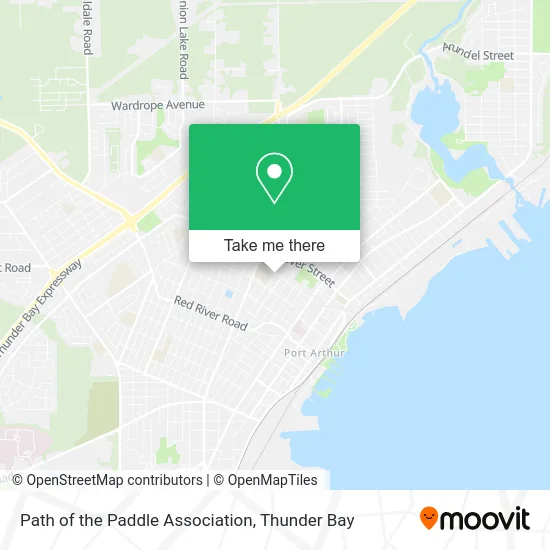 Path of the Paddle Association map
