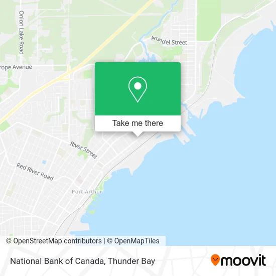 National Bank of Canada map